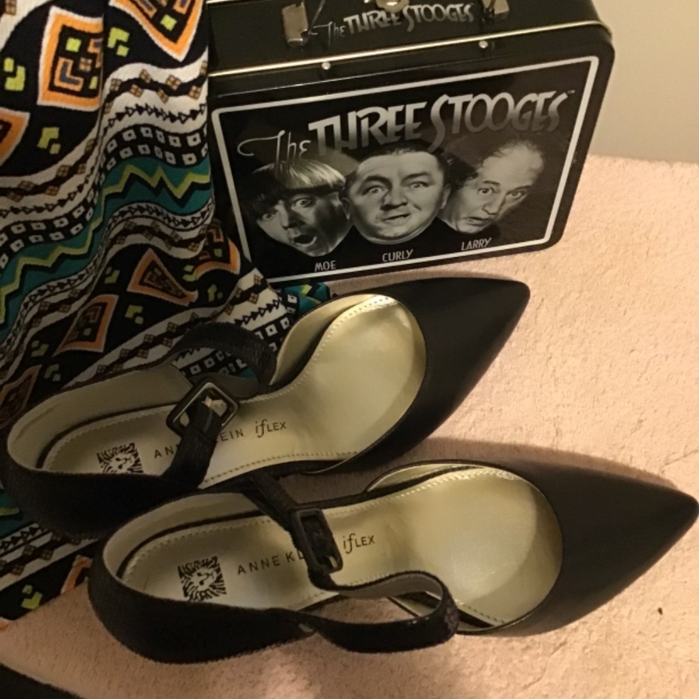 NWT Anne Klein, Akfinale, black pumps, size 10 medium , great shoe! - Picture 2 of 3